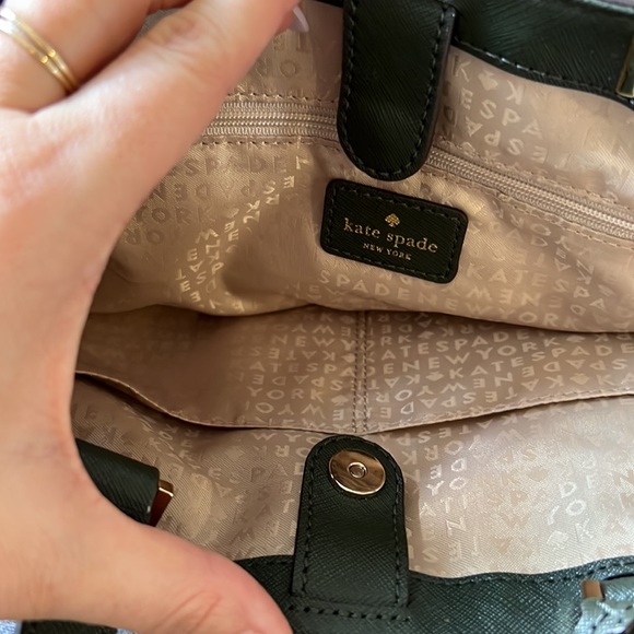 NWOT Kate Spade Dark Green Tote Bag - Picture 9 of 9